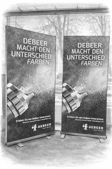 Faltbare, leicht zu transportierende Leuchtdisplays