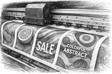 Plakate, Aufkleber und Großformate mit modernen Drucksystemen